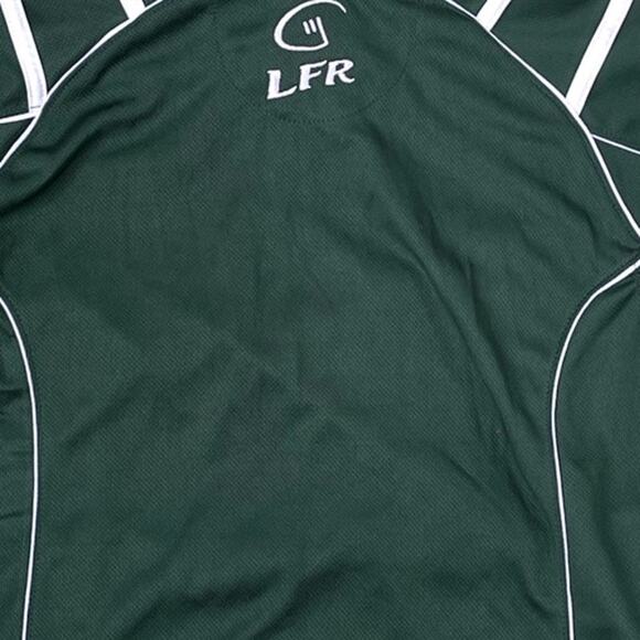 Ireland Rugby Jersey Polo Shirt Green White LFR Lansdowne Crest Youth 9-11 - Picture 6 of 6